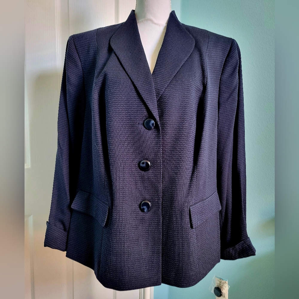 Navy Suit W/Skirt